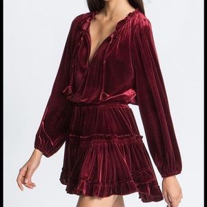 Misa Los Angeles Lorena velvet dress